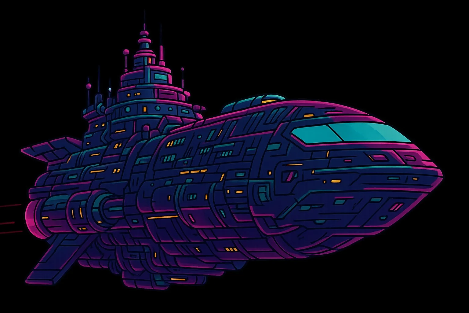 Future of Funk ship evolution concept 4