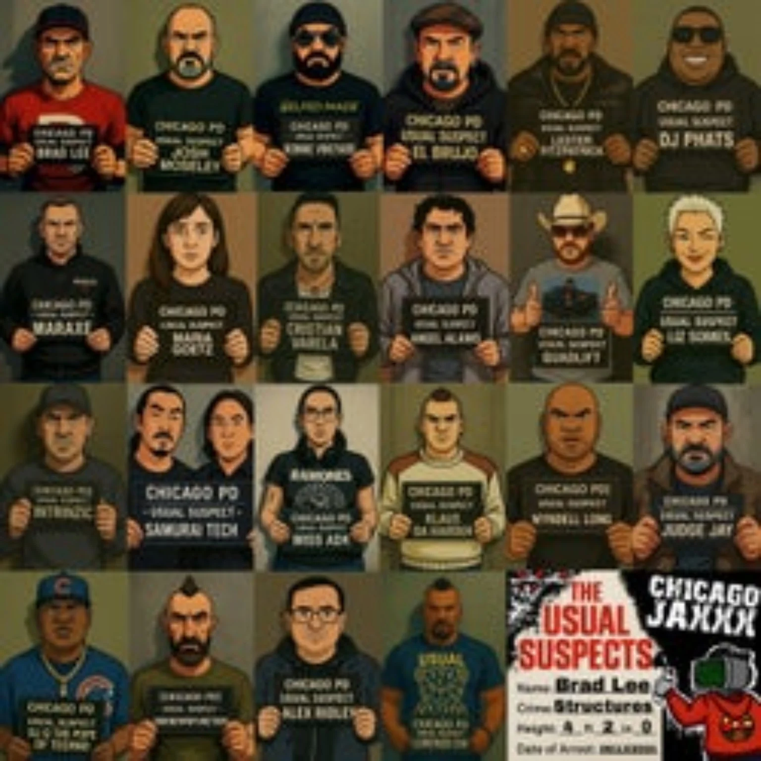 The Usual Suspects Structures archive artwork